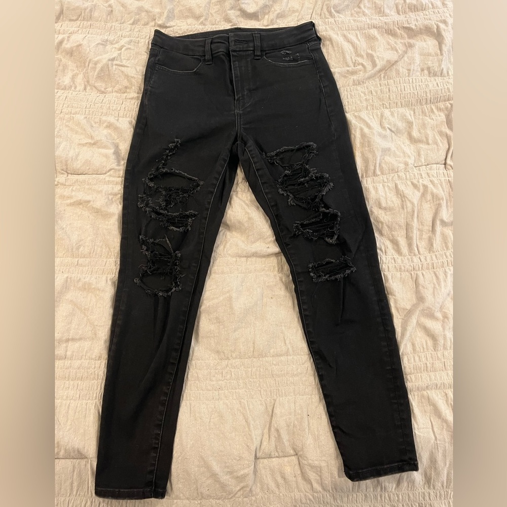 AE Next Level Stretch - Curvy Hi-Rise Jegging - 8 Short